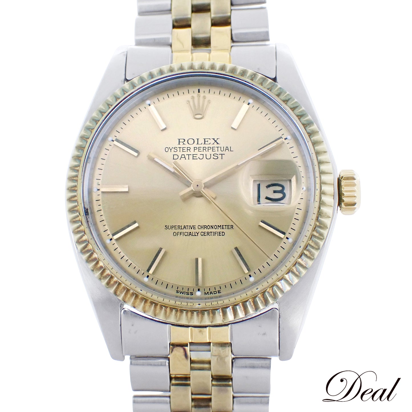 ROLEX ロレックス デイトジャスト SS/YG 1601 ヴィンテージ 1966年 メンズ 腕時計
