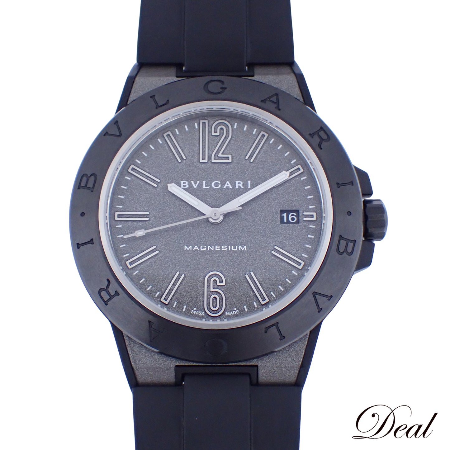 美品 BVLGARI ブルガリ ディアゴノ マグネシウム DG41SMC メンズ 腕時計