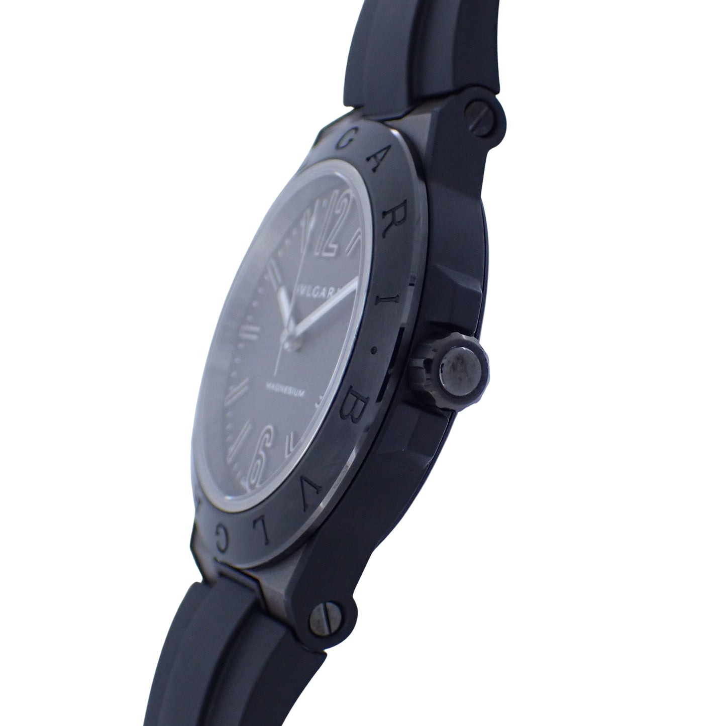 美品 BVLGARI ブルガリ ディアゴノ マグネシウム DG41SMC メンズ 腕時計