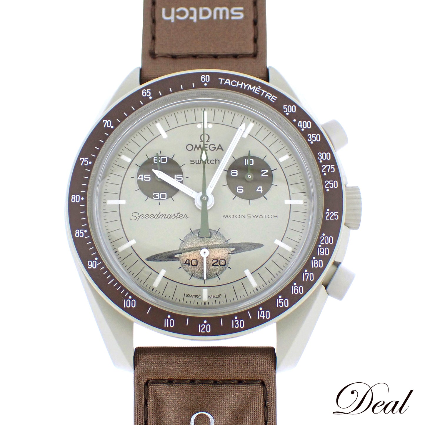 未使用 保管品 Swatch スウォッチ オメガ×スウォッチ ミッション トゥ サターン SO33T100 土星 メンズ 腕時計