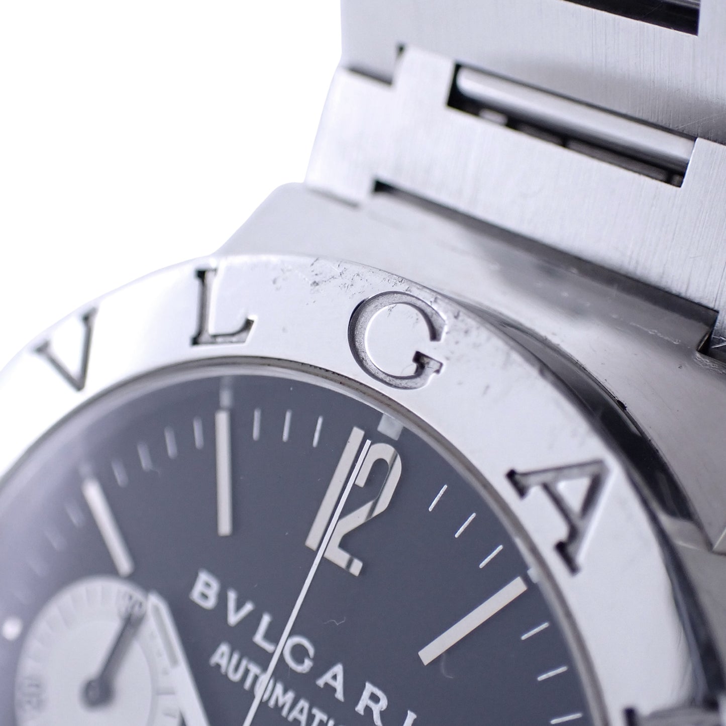 BVLGARI ブルガリ ブルガリブルガリ クロノグラフ BB38SSCH メンズ 腕時計