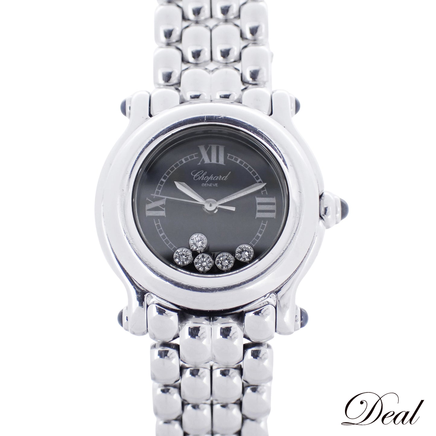 Chopard ショパール ハッピースポーツ 27/8250-23 5Pムービングダイヤ レディース 腕時計