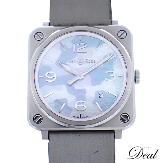 Bell＆Ross ベル＆ロス BR-S グレーカモフラージュ BRS-64-S ユニセックス 男女兼用 メンズ 腕時計