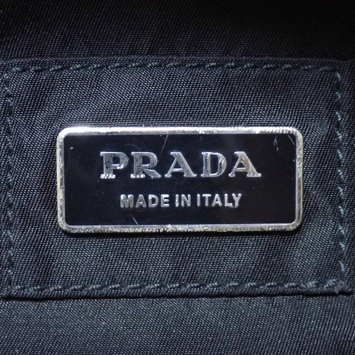 PRADA プラダ トライアングル ロゴ ナイロン 2VL132 ウエストポーチ ユニセックス ブラック メンズ ボディバッグ