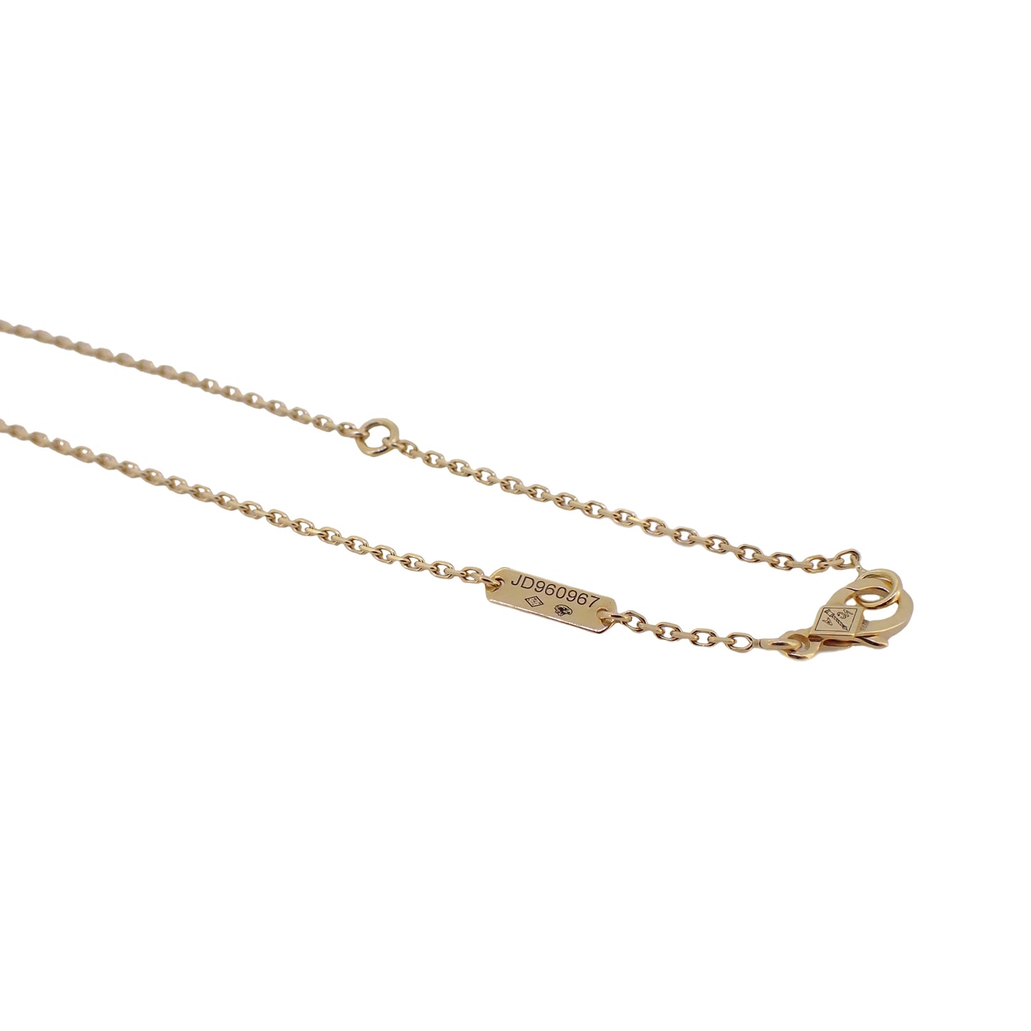 Van Cleef & Arpels ヴァンクリーフ＆アーペル ヴィンテージアルハンブラ K18YG マザーオブパール VCARA45900 ゴールド レディース ネックレス