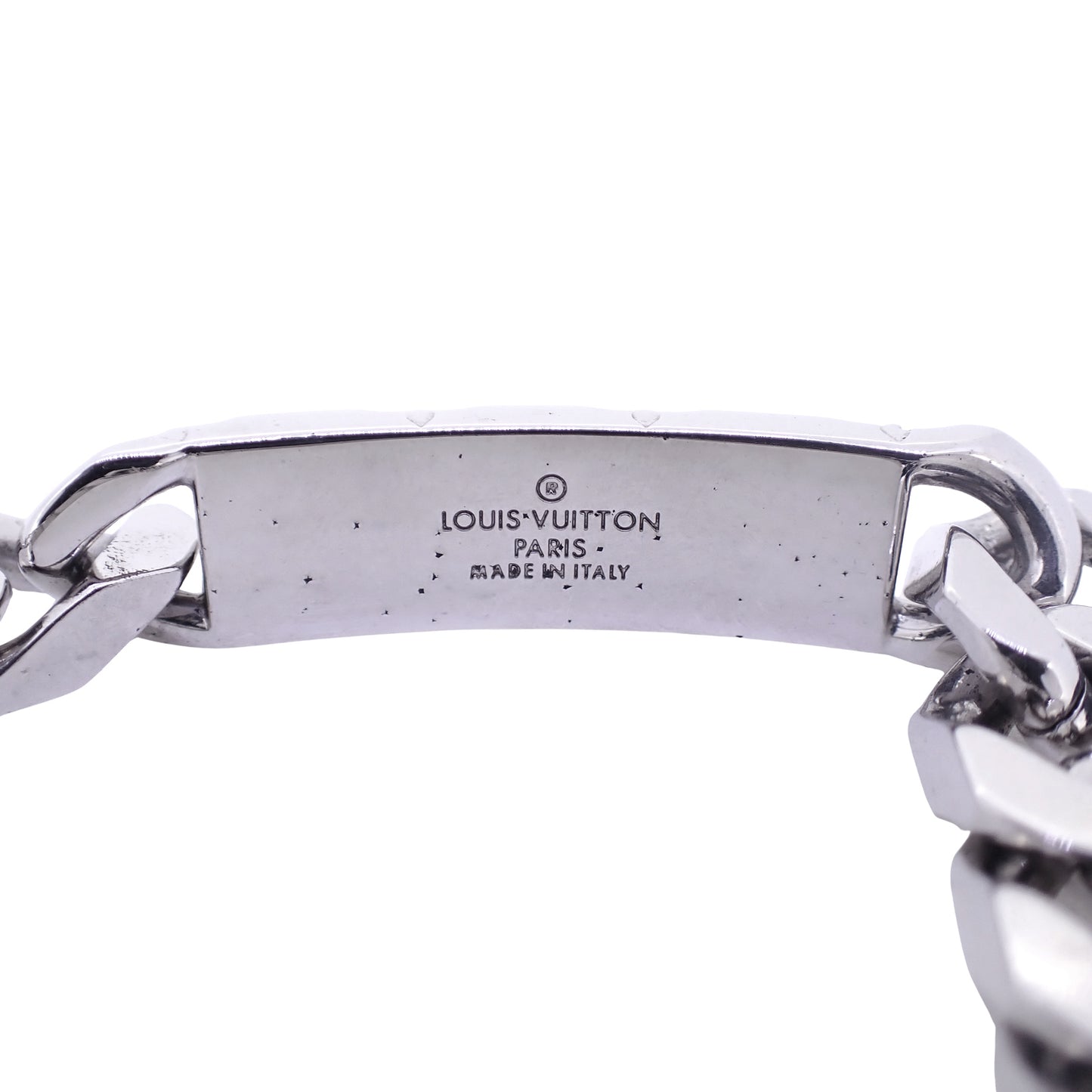 LOUIS VUITTON ルイ・ヴィトン モノグラムチェーン コリエ ブラスレ M00856 シルバー メンズ ブレスレット
LV