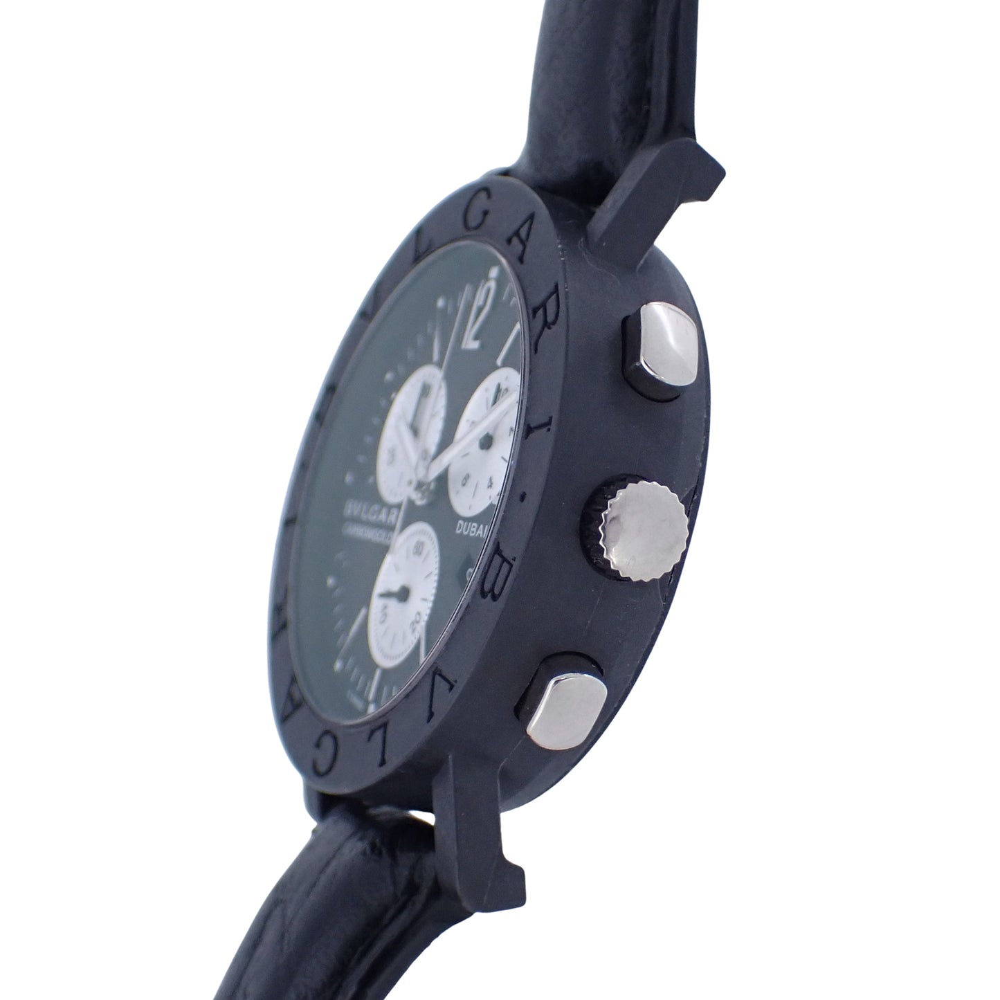 999本限定 BVLGARI ブルガリ カーボンゴールド クロノ BB38CLCH メンズ 腕時計