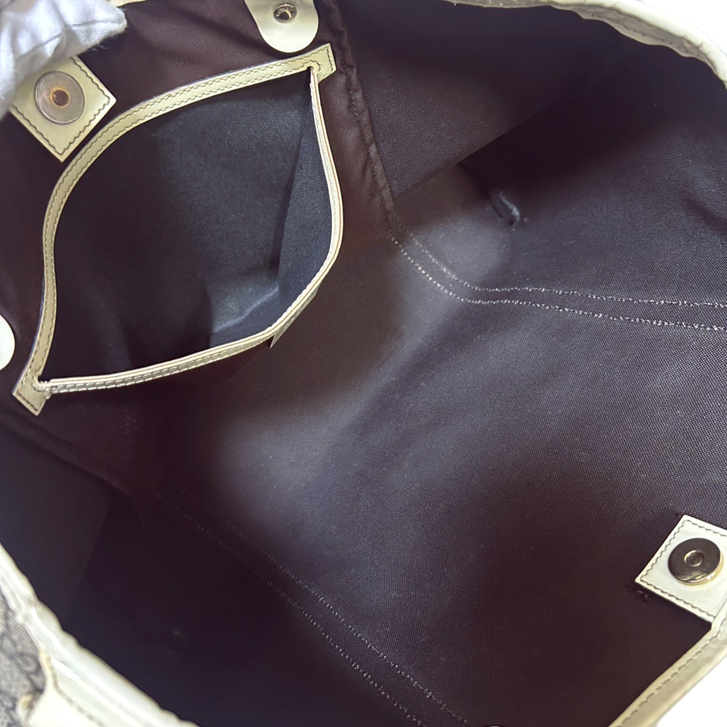 GUCCI グッチ GGスプリーム 197953 ベージュ ホワイト ベージュ レディース トートバッグ