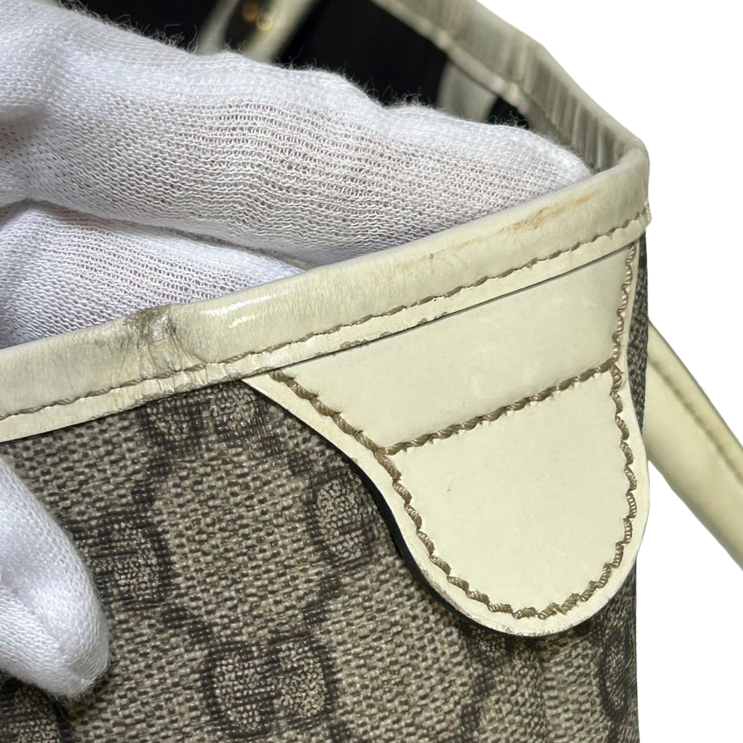 GUCCI グッチ GGスプリーム 197953 ベージュ ホワイト ベージュ レディース トートバッグ