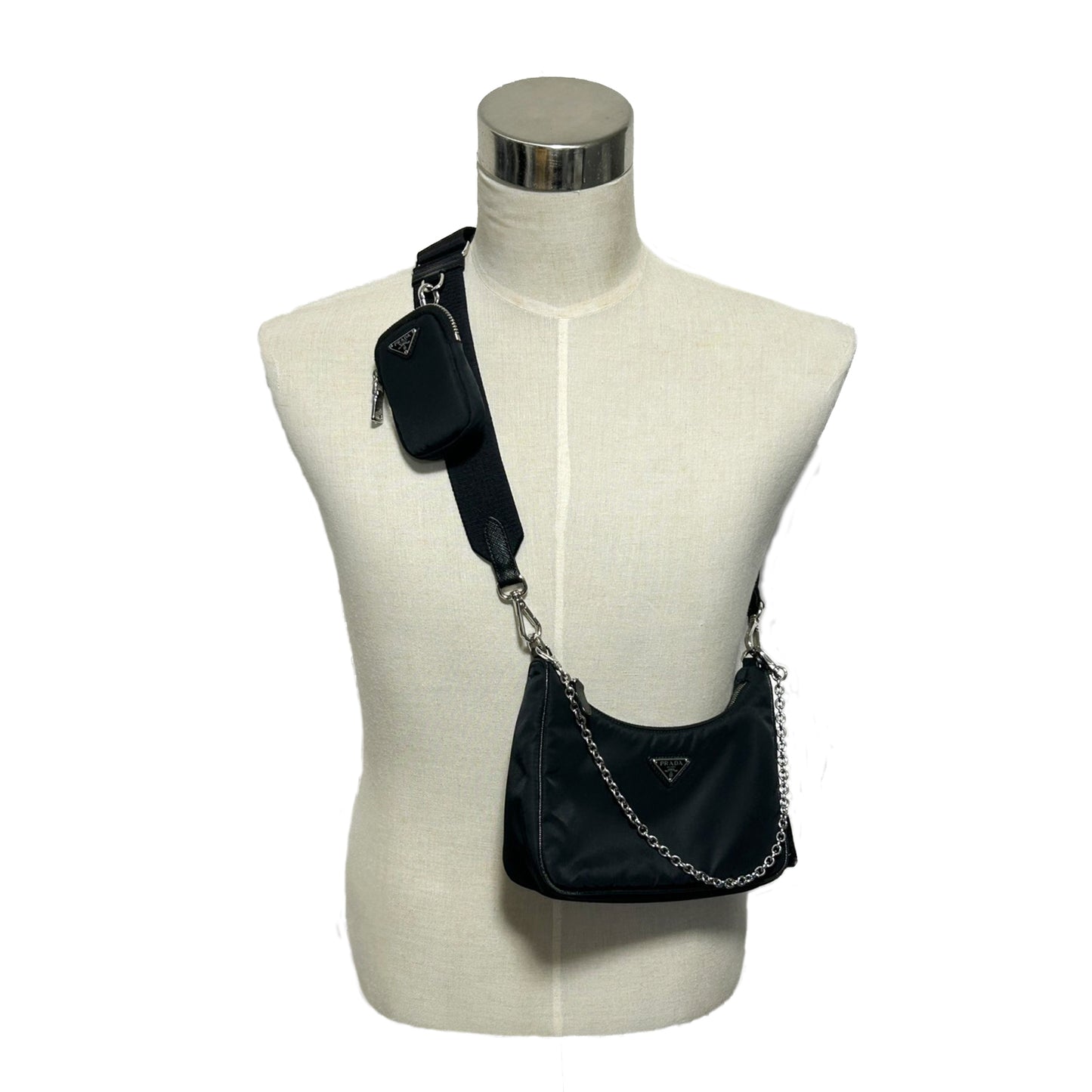 PRADA プラダ Re-Edition2005 Re-Nylon 1BH204 2way ブラック レディース ショルダーバッグ