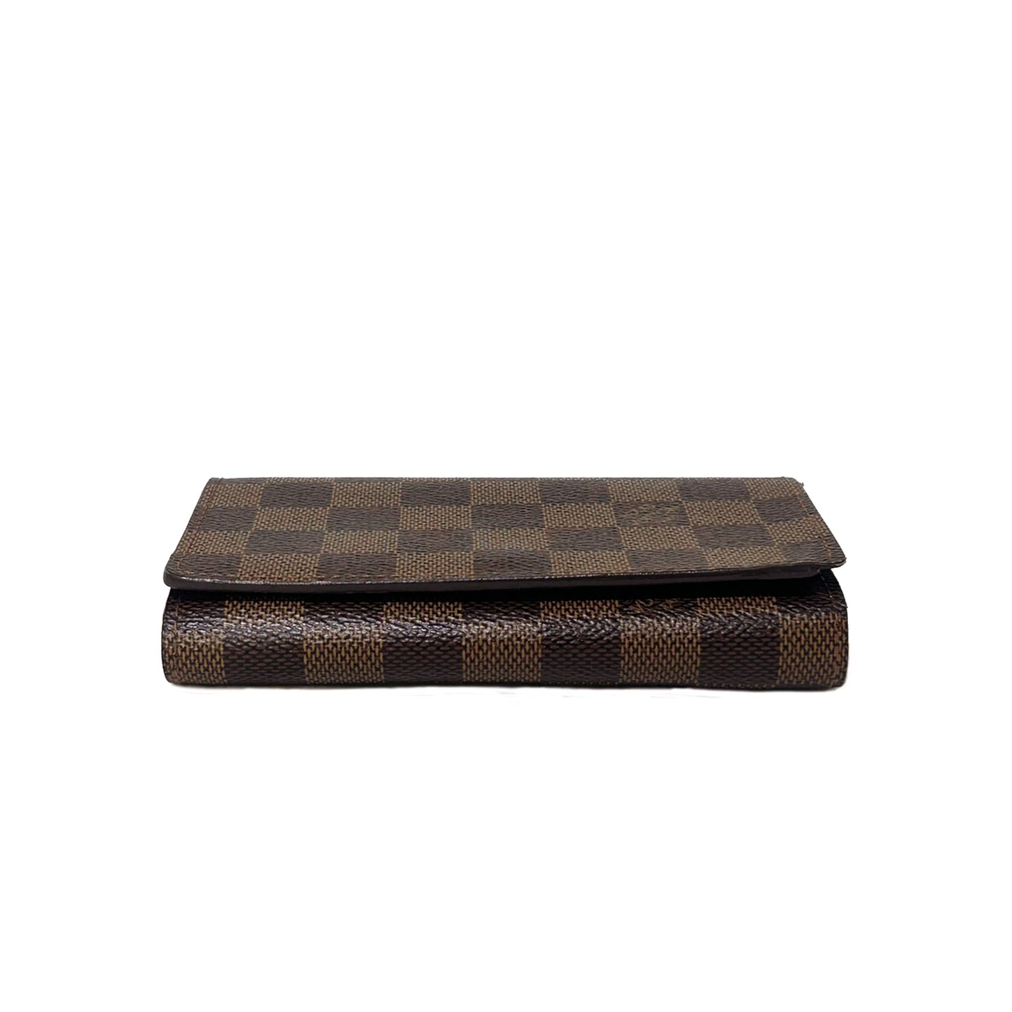 LOUIS VUITTON ルイ・ヴィトン ダミエ ポルトフォイユトレゾール N61736 コンパクトウォレット ブラウン レディース 二つ折り財布
LV