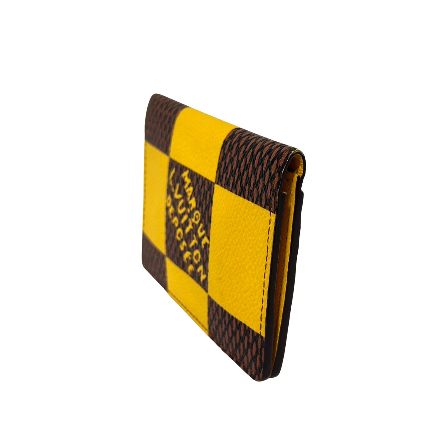 LOUIS VUITTON ルイ・ヴィトン ダミエ ポップ オーガナイザー ドゥポッシュ N40596 イエロー メンズ カードケース
LV
