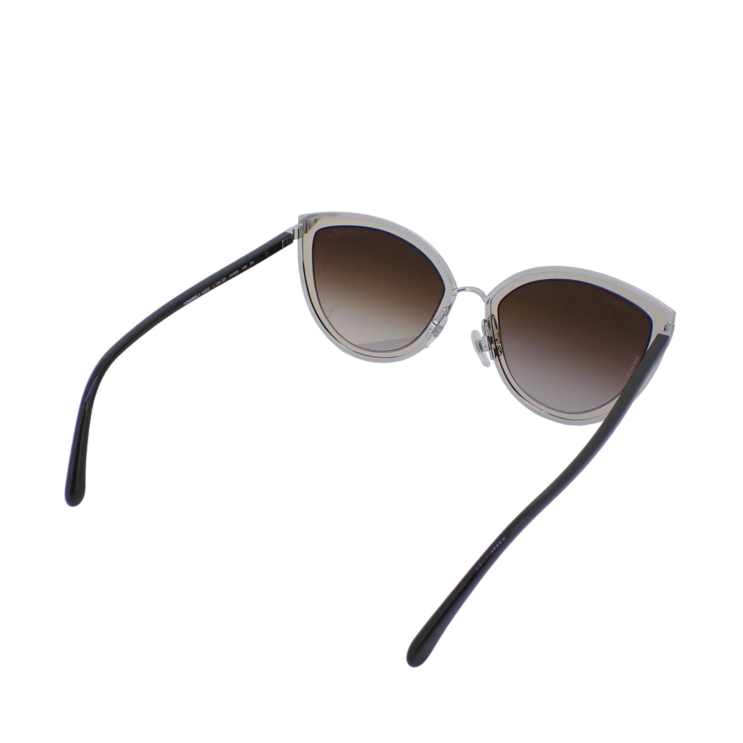 CHANEL シャネル キャットアイ ミラーレンズ 4222 54□20 140 ブラウン レディース サングラス