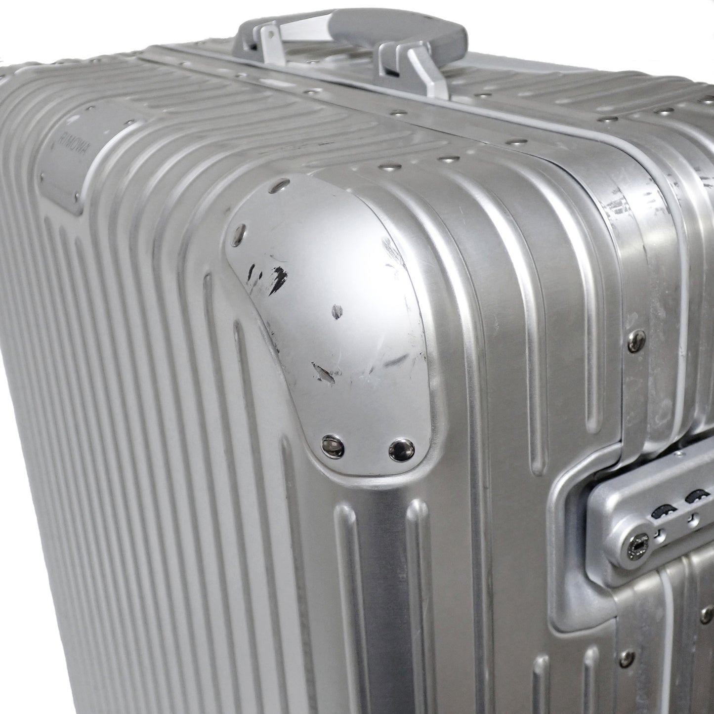 RIMOWA リモワ オリジナル チェックイン L 86 大型 スーツケース シルバー メンズ キャリーバッグ