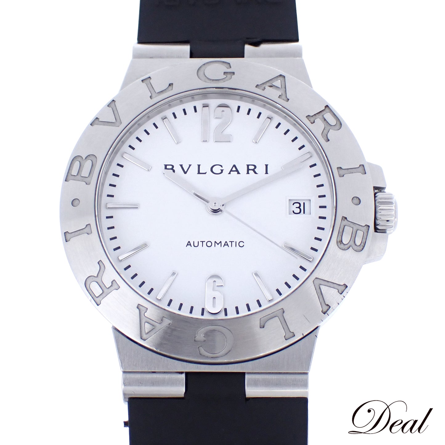 BVLGARI ブルガリ ディアゴノ スポーツ デイト LCV38S メンズ 腕時計