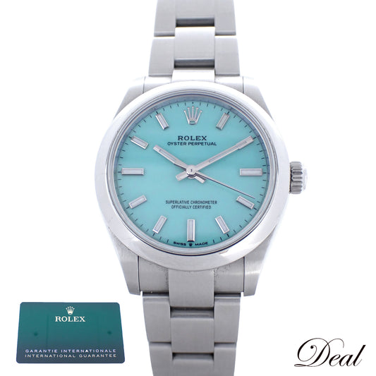ROLEX ロレックス オイスターパーペチュアル31 ターコイズ 277200 レディース 腕時計