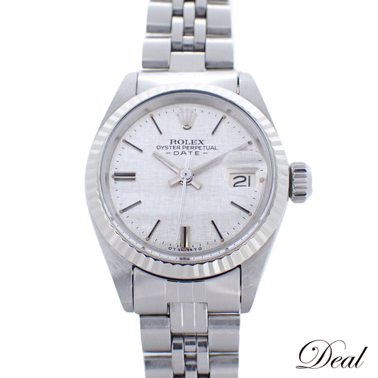 ROLEX ロレックス オイスターパーペチュアル デイト 6917 絹目 1971年 レディース 腕時計