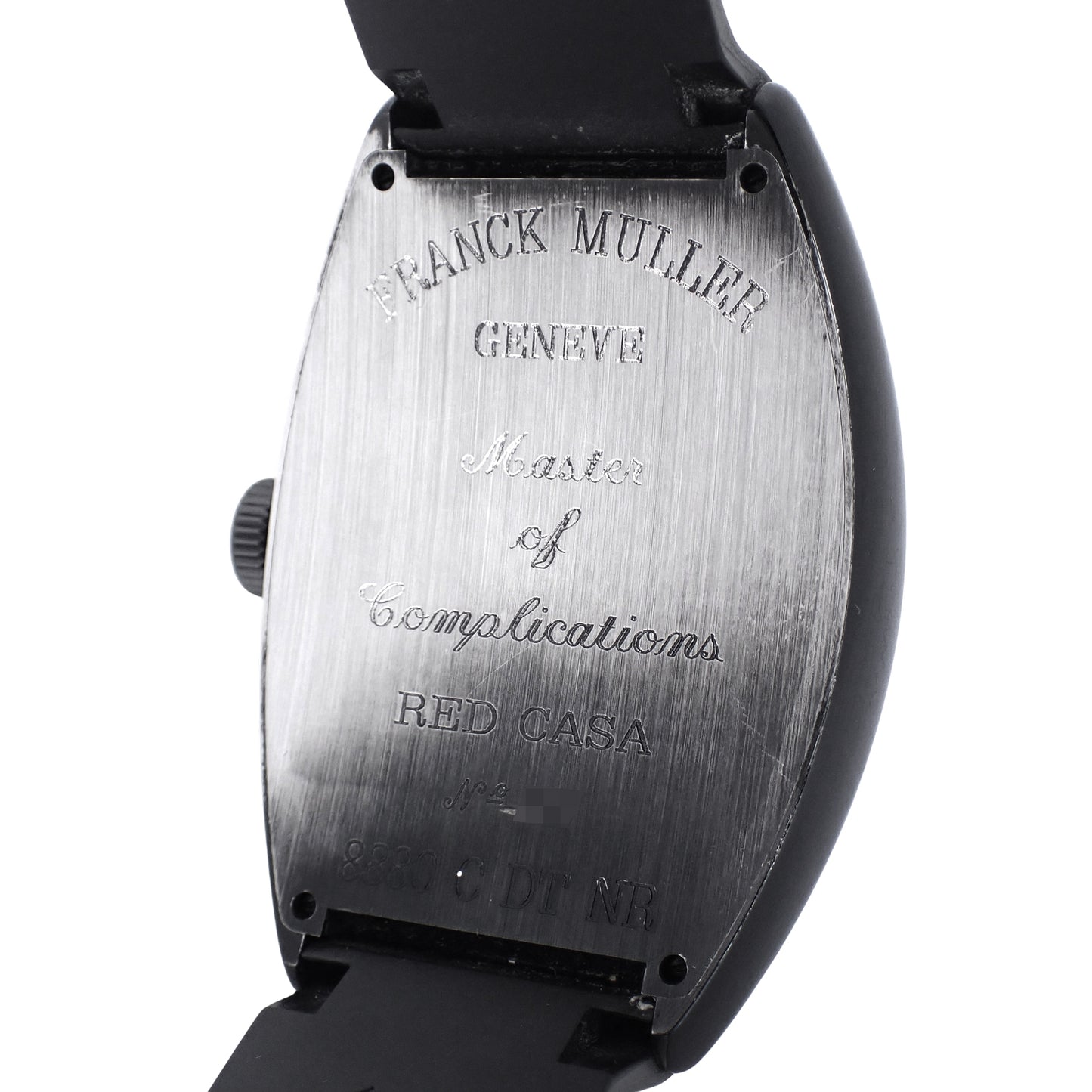FRANCK MULLER フランクミュラー トノーカーベックス レッドカサブランカ 8880CDTNR メンズ 腕時計