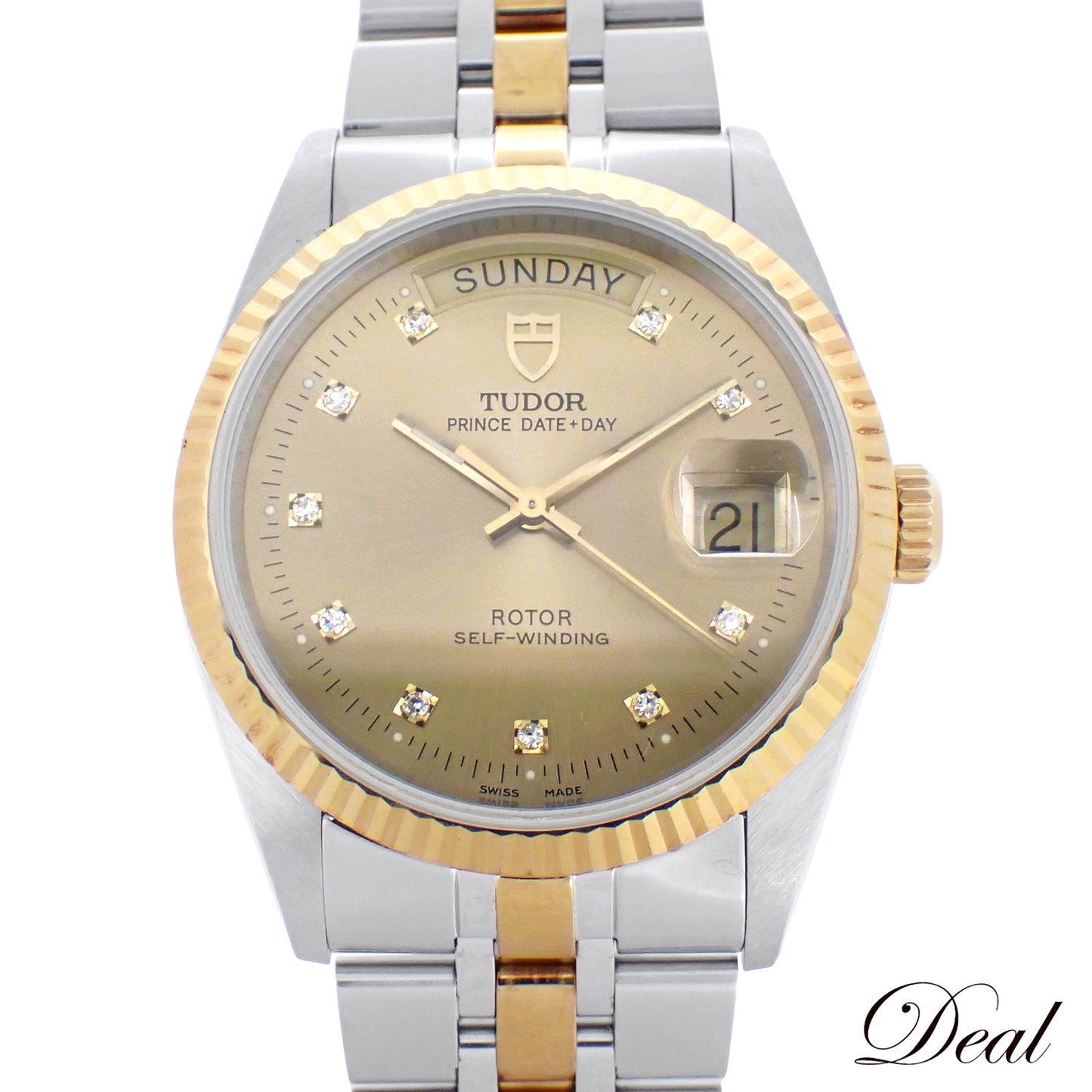 TUDOR チューダー プリンス デイトデイ 10PD 76213 SS/YG メンズ 腕時計