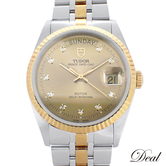 TUDOR チューダー プリンス デイトデイ 10PD 76213 SS/YG メンズ 腕時計