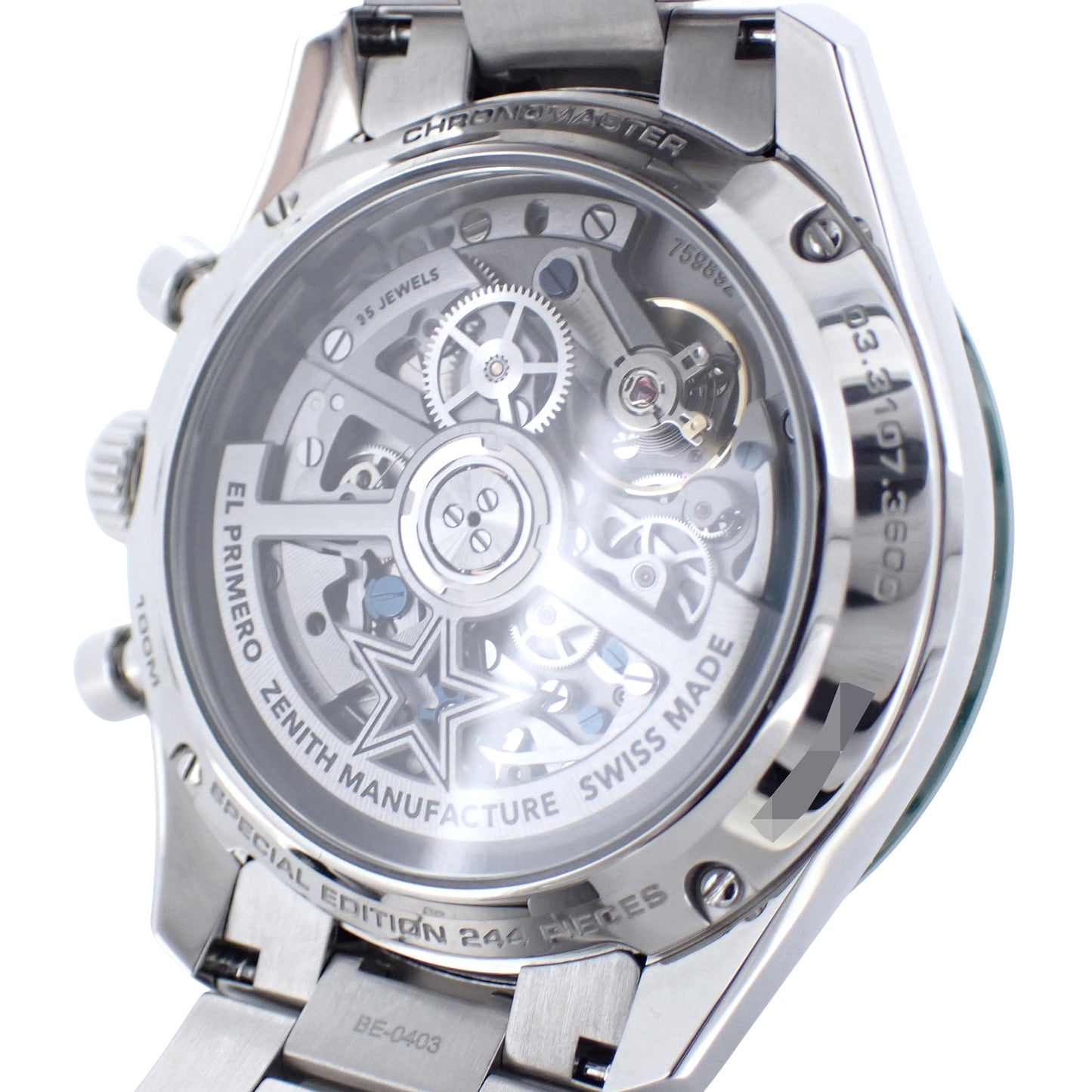 未使用 展示品 世界限定244本 ZENITH ゼニス クロノマスター スポーツ ヨシダスペシャル 03.3107.3600/56.M3100 エルプリメロ3600 メンズ 腕時計