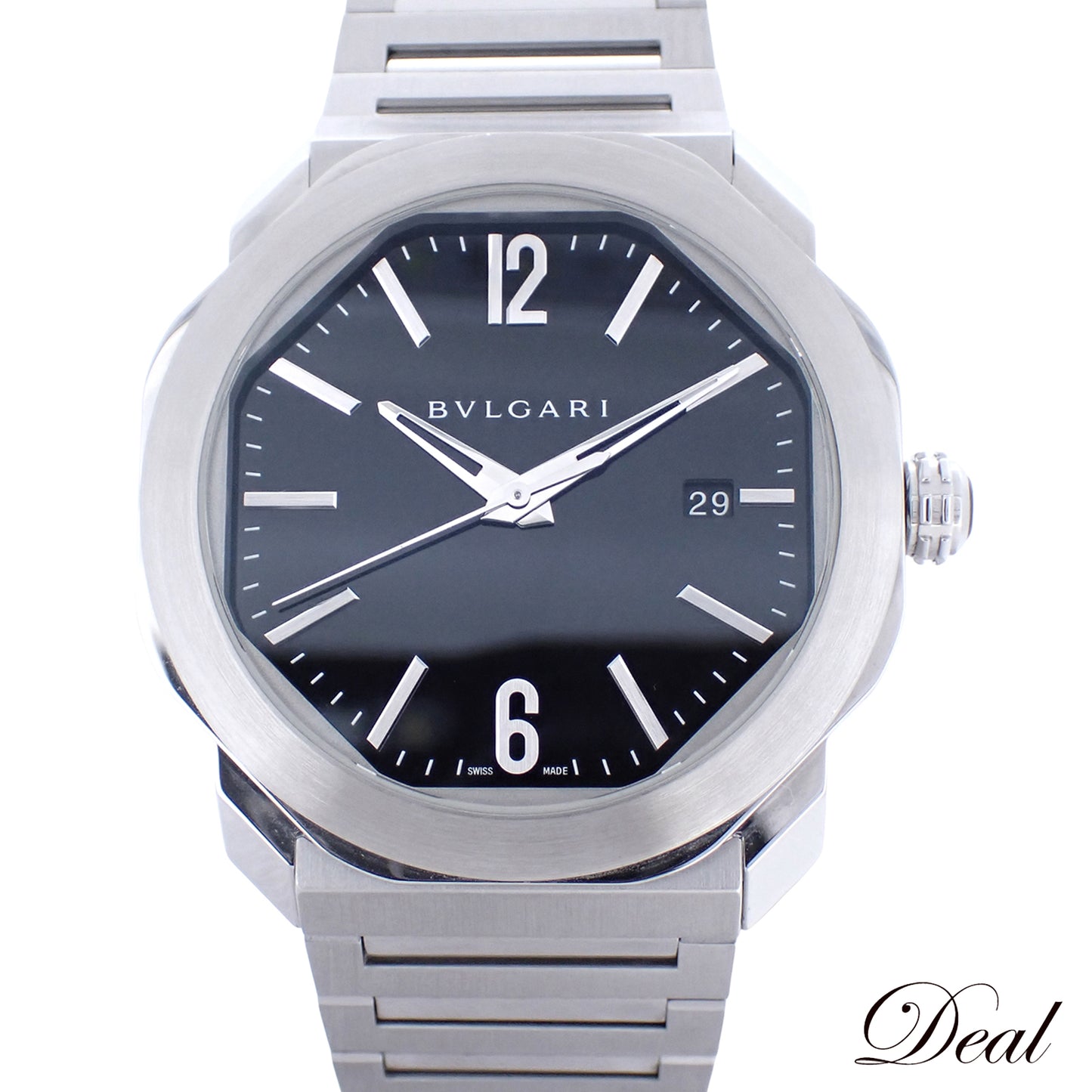 BVLGARI ブルガリ オクト ローマ ブラック OC41S メンズ 腕時計