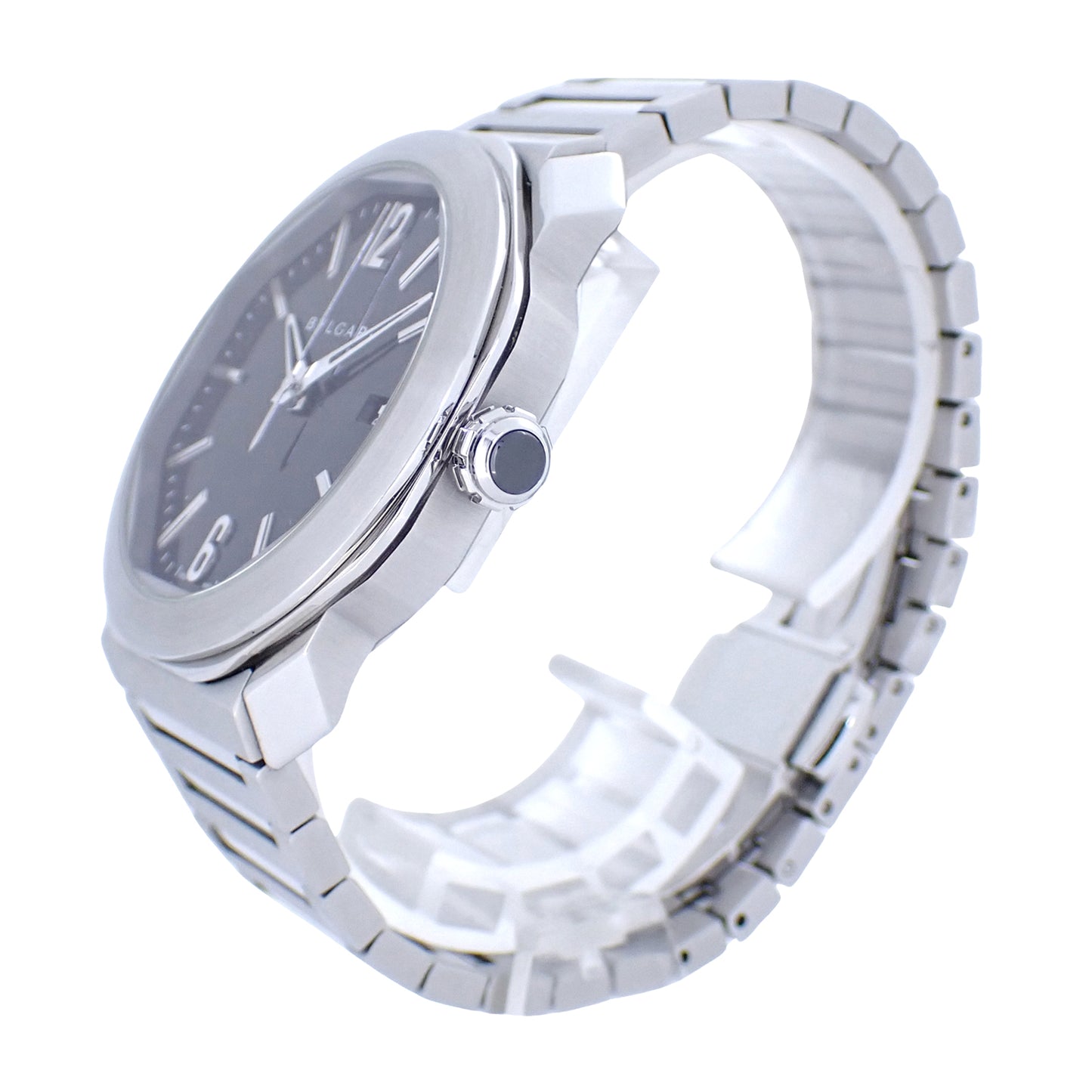 BVLGARI ブルガリ オクト ローマ ブラック OC41S メンズ 腕時計