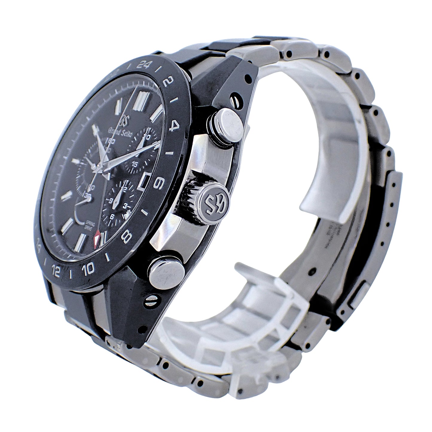 マスターショップ限定 SEIKO セイコー グランドセイコー ブラックセラミックスコレクション SBGC223 9R86-0AG0 スプリングドライブ GMT メンズ 腕時計