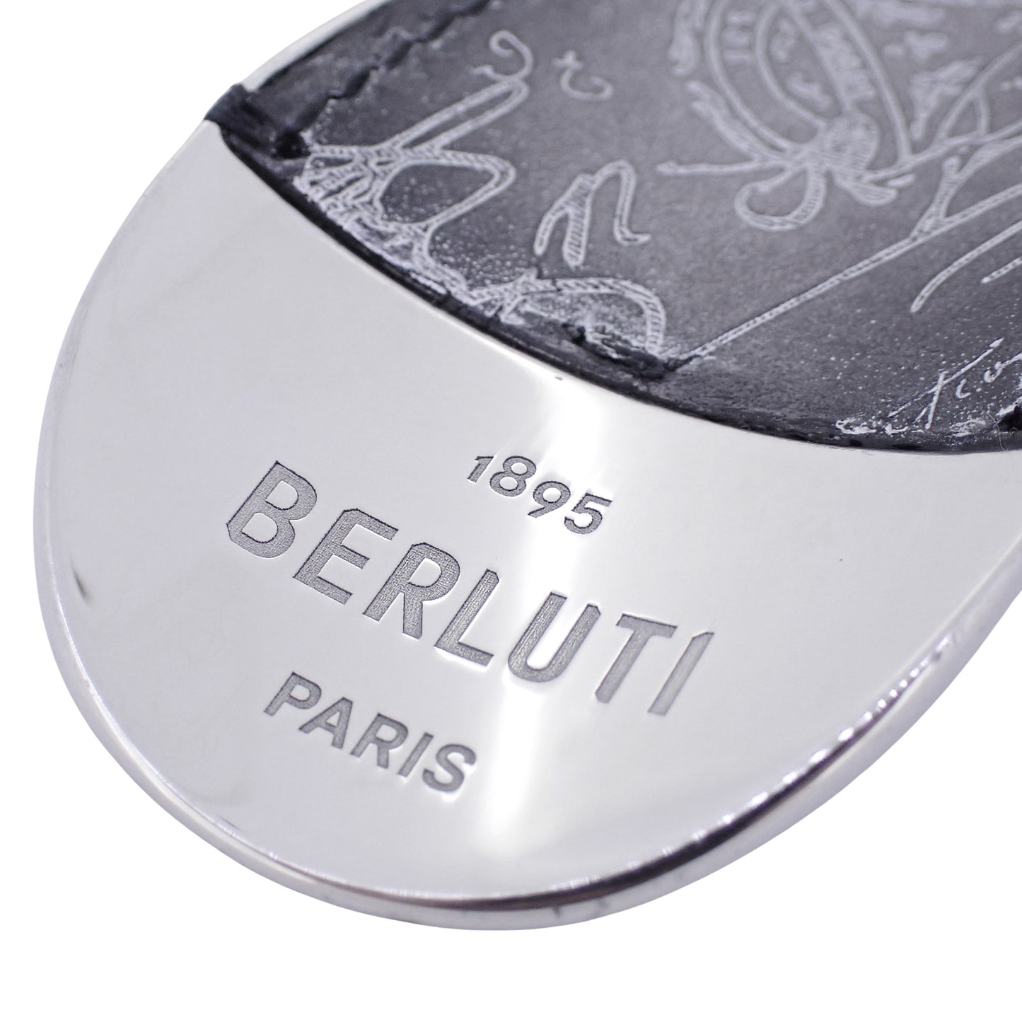 BERLUTI ベルルッティ シューホーン 靴ベラ ヴェネチア カーフ キーリング メンズ キーホルダー