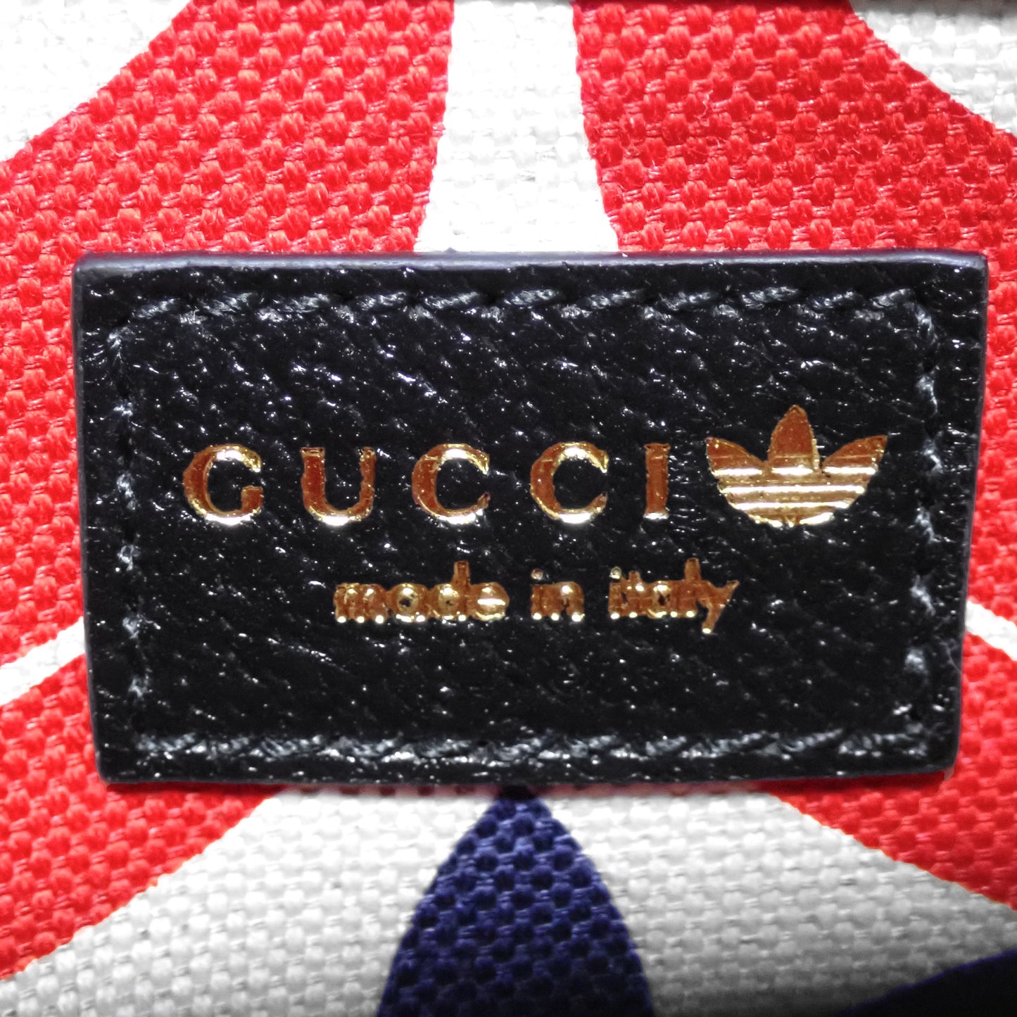 美品 アディダス コラボ GUCCI グッチ ホースビット ハンドバッグ 722009 チェーンショルダー ブラック レディース ショルダーバッグ