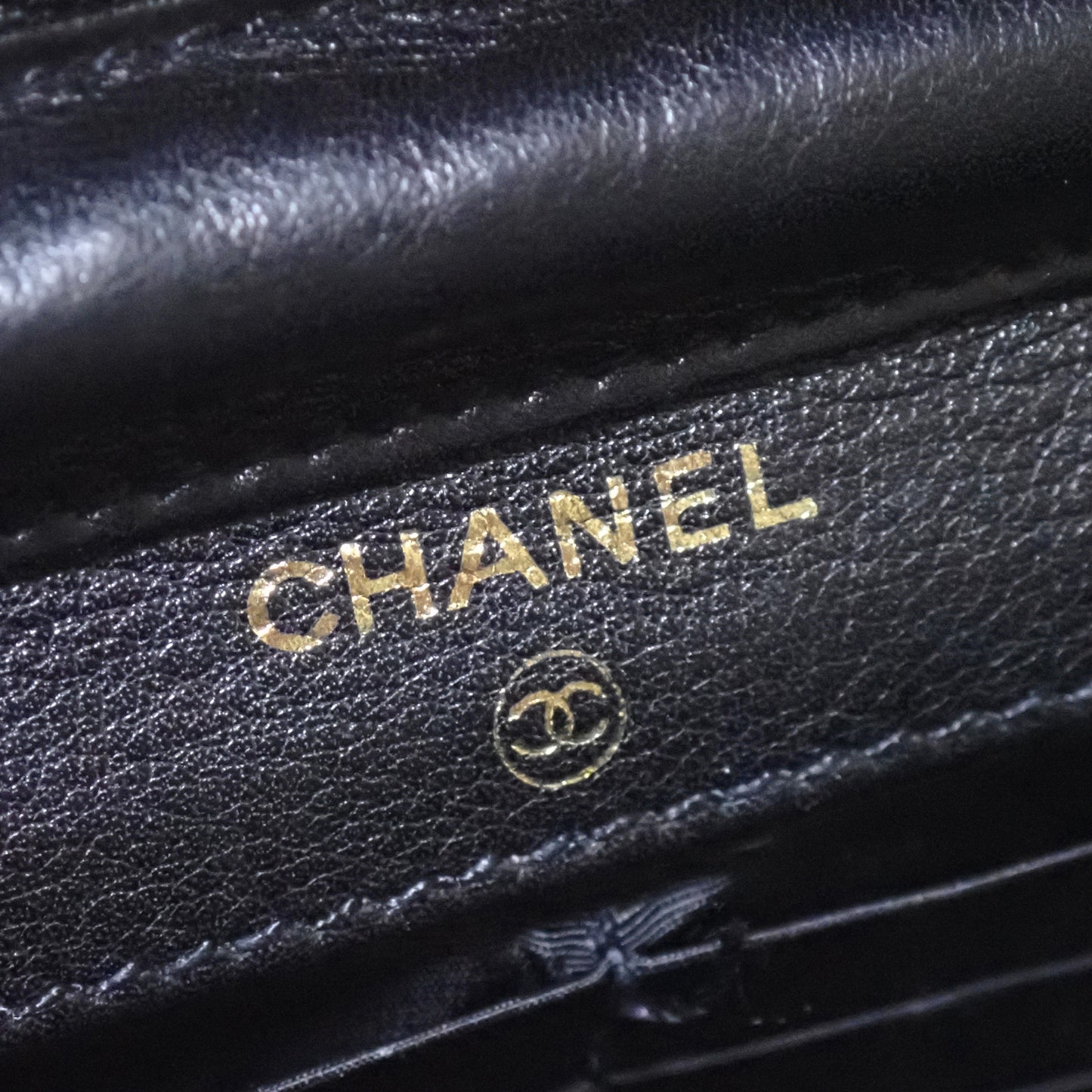 CHANEL シャネル ココマーク チェーンウォレット P16098 キャビアスキン ヴィンテージ ブラック レディース ショルダーバッグ