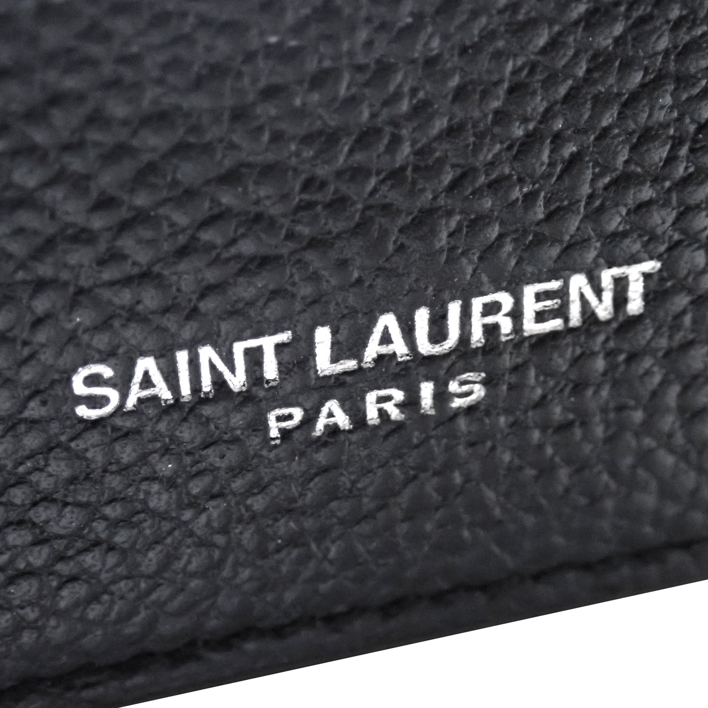 SAINT LAURENT サンローラン フラップ ブラック ブラック レディース 長財布