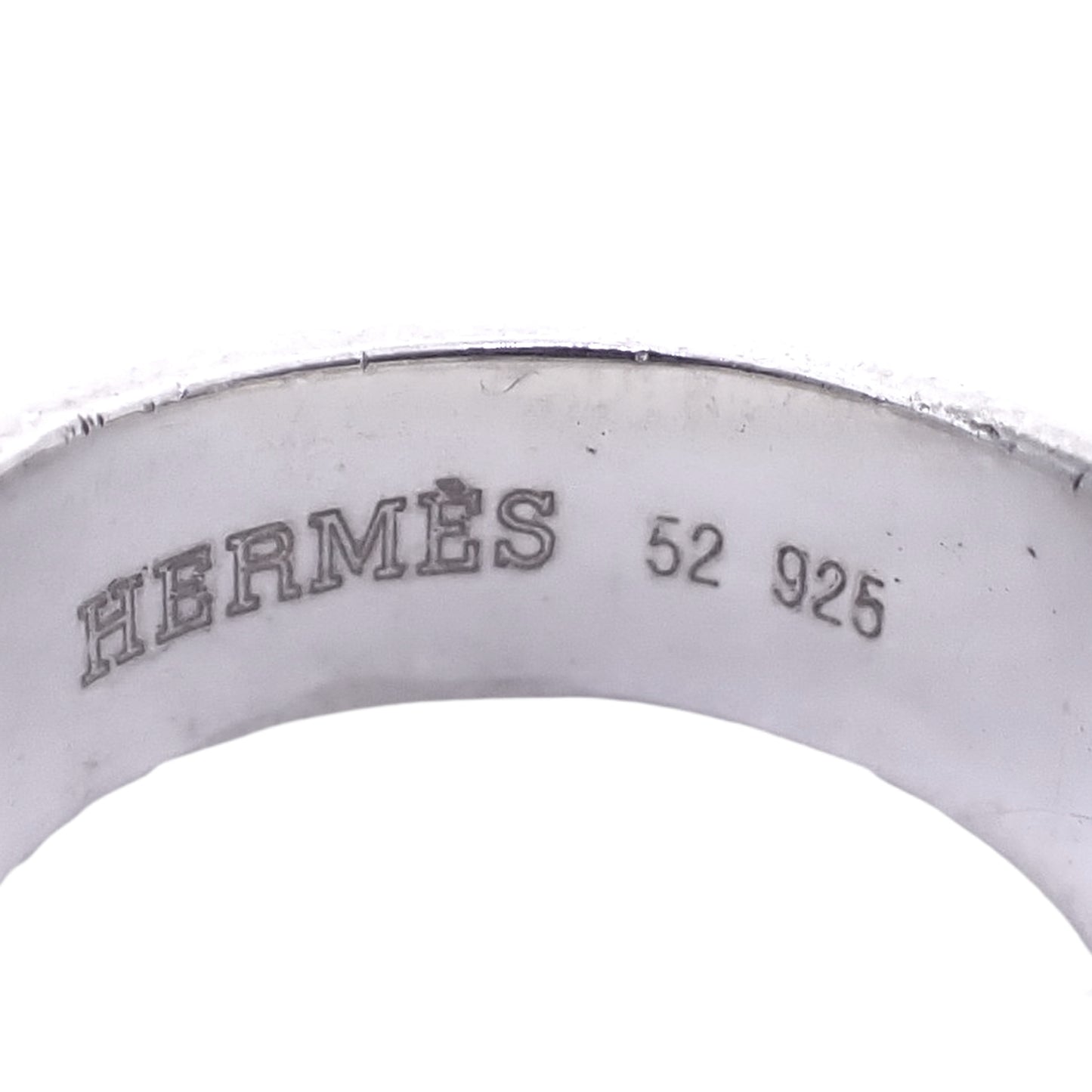 HERMES エルメス メキシコ コルセット ダブル Sv925 #52 ヴィンテージ シルバー レディース リング 指輪