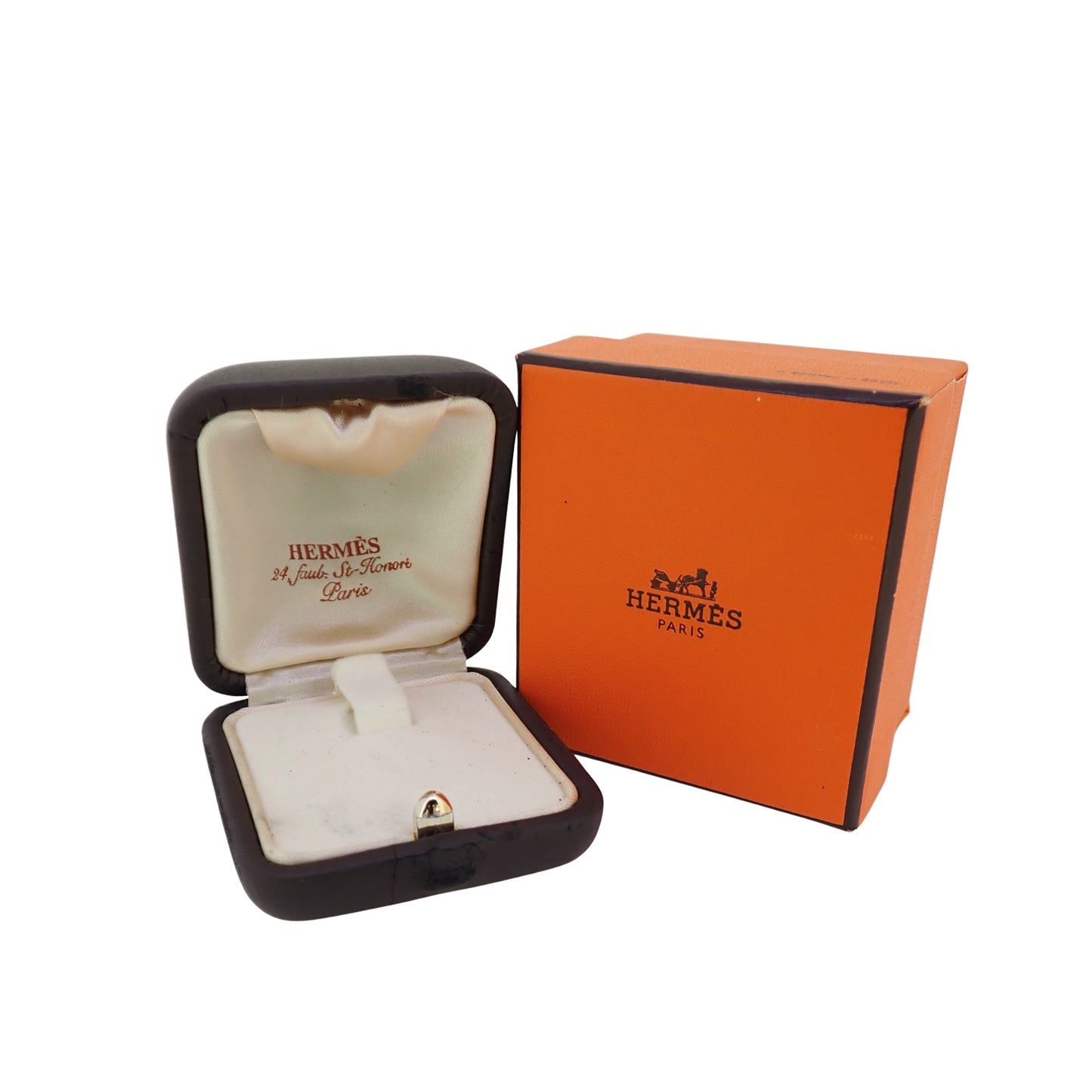 HERMES エルメス メキシコ コルセット ダブル Sv925 #52 ヴィンテージ シルバー レディース リング 指輪
