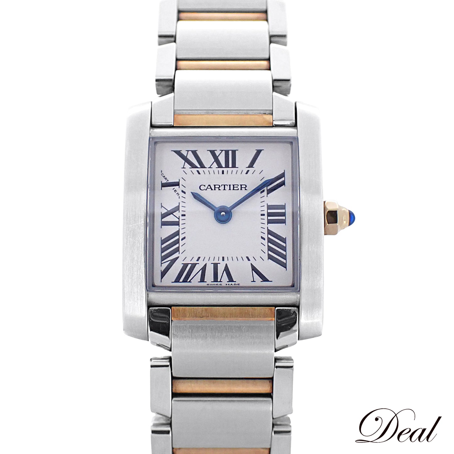 Cartier カルティエ タンクフランセーズ SM W51007Q4 SS/YG レディース 腕時計