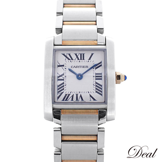 Cartier カルティエ タンクフランセーズ SM W51007Q4 SS/YG レディース 腕時計