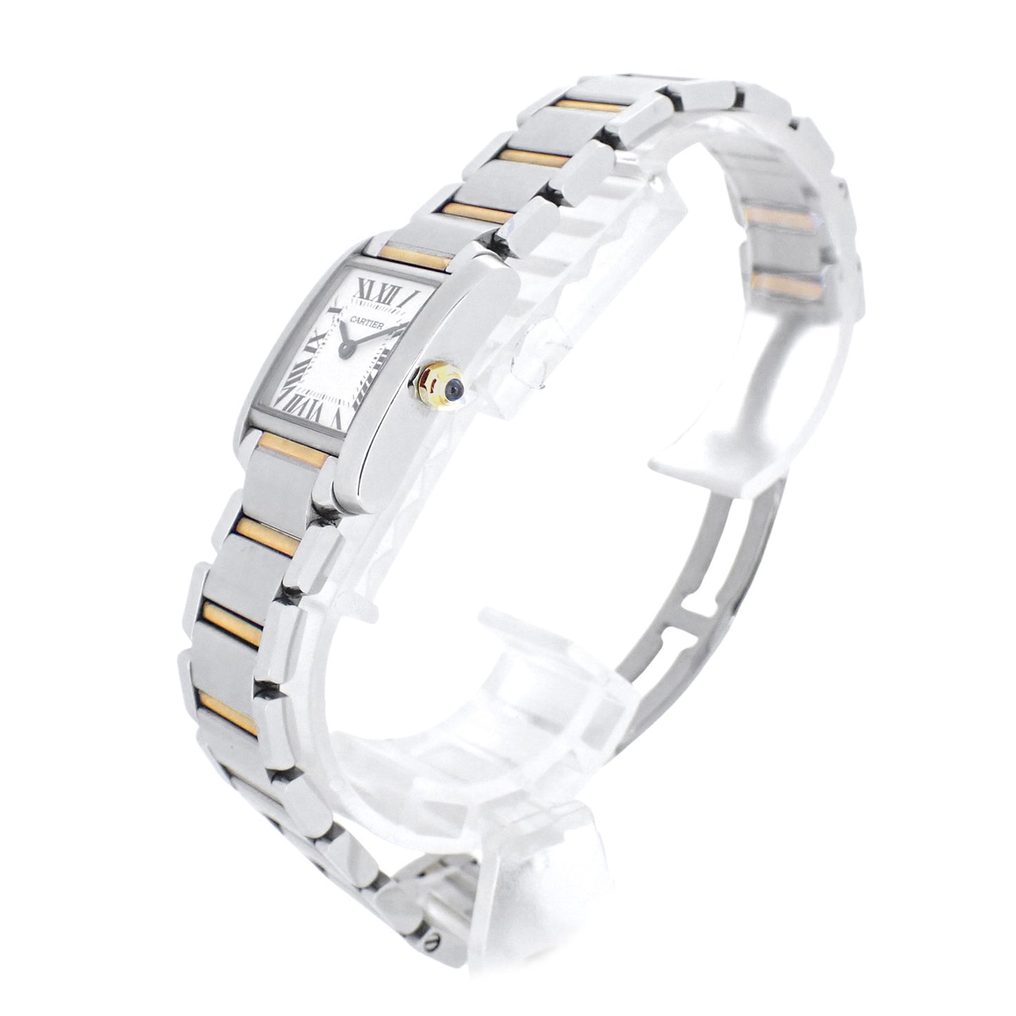 Cartier カルティエ タンクフランセーズ SM W51007Q4 SS/YG レディース 腕時計