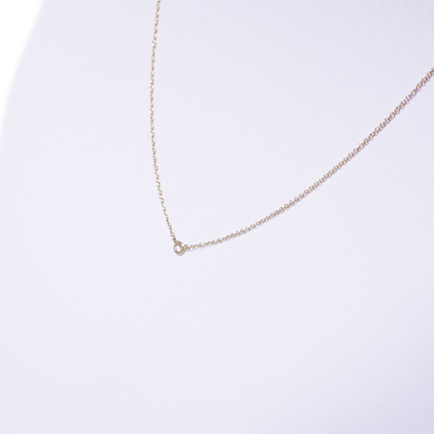 TIFFANY&Co. ティファニー バイザヤード K18YG 1Pダイヤ 60017937 ゴールド レディース ネックレス