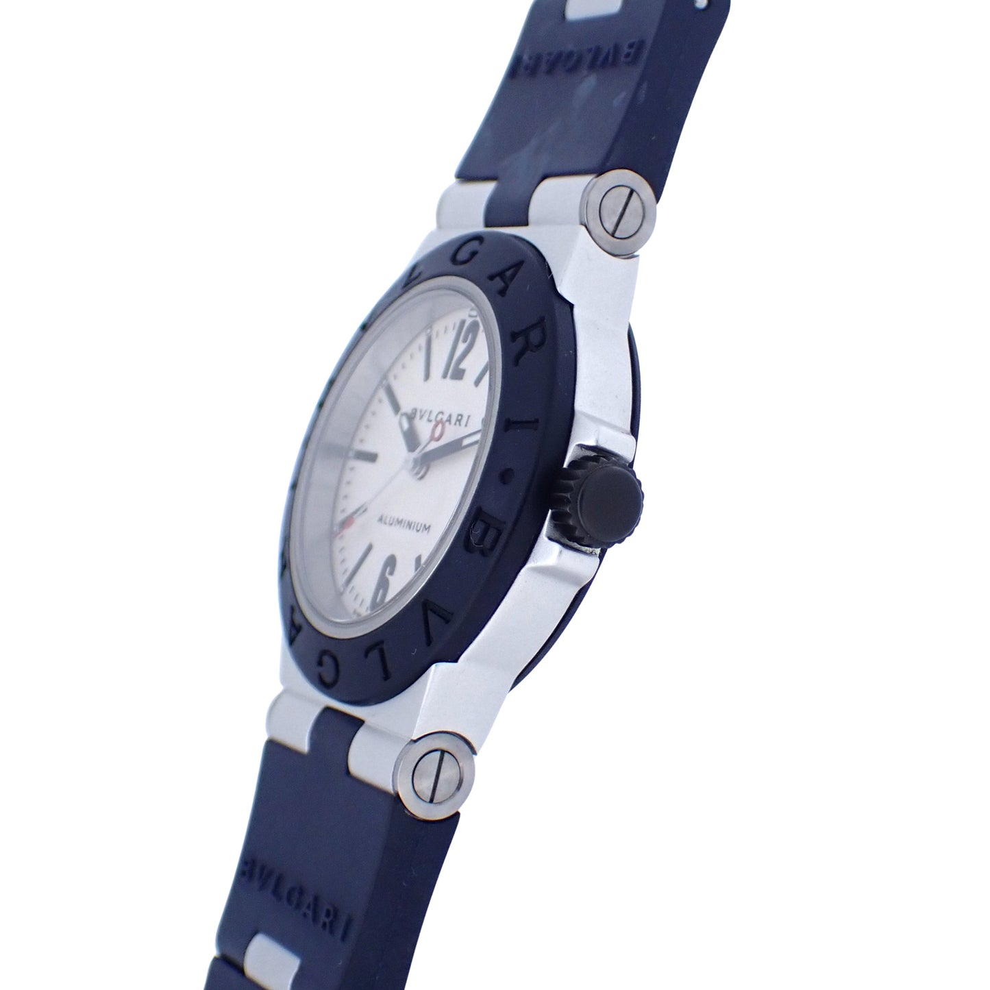 BVLGARI ブルガリ アルニミウム クォーツ AL32TA レディース 腕時計