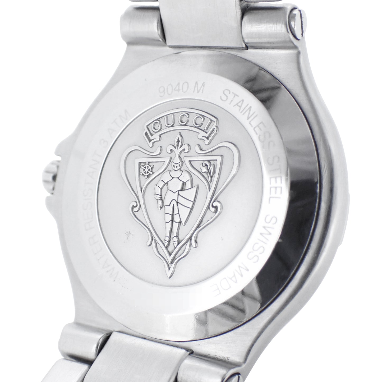 GUCCI グッチ ラウンド デイト クォーツ 9040M メンズ 腕時計