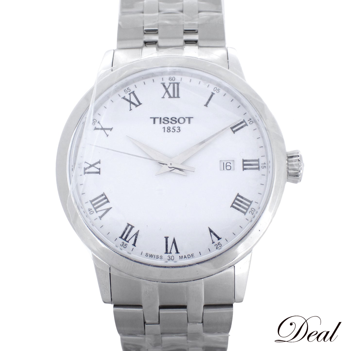 未使用 保管品 TISSOT ティソ T-クラシック クォーツ T129.410.11.013.00 メンズ 腕時計