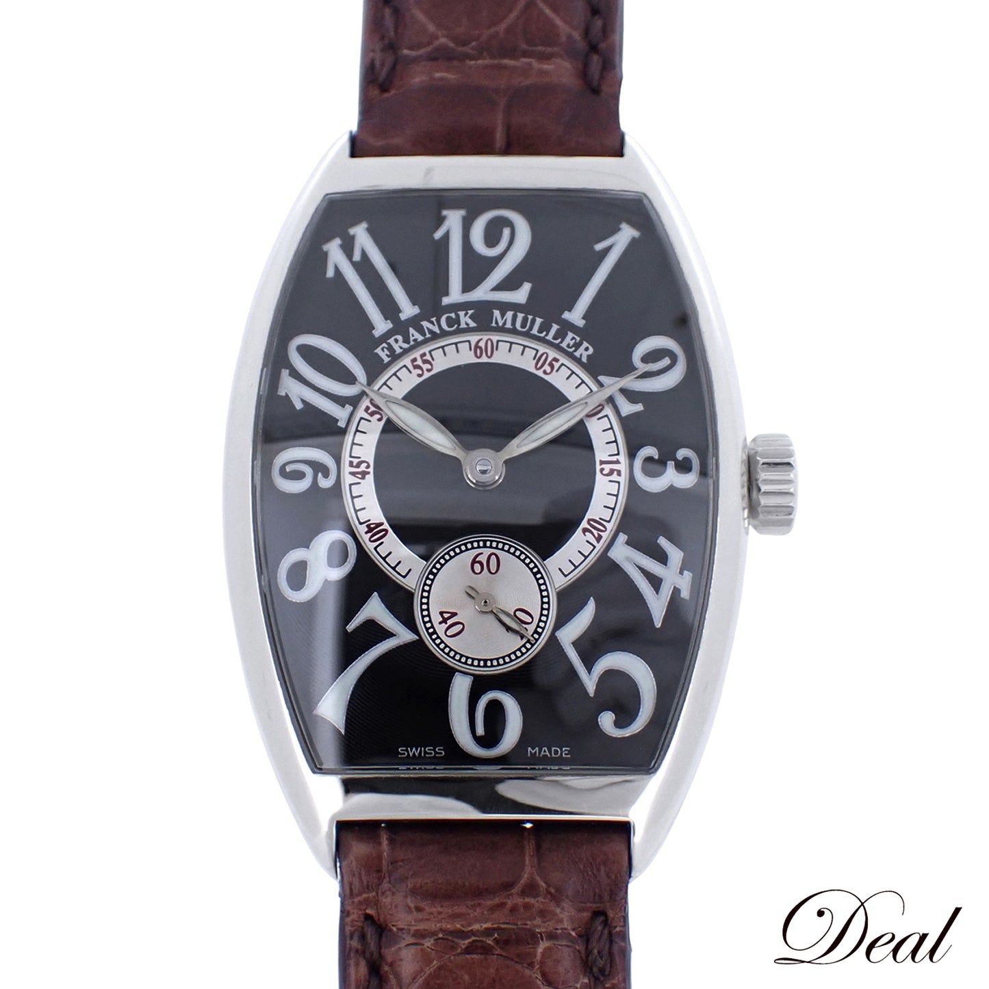 プラチナ950 日本限定モデル FRANCK MULLER フランクミュラー トノーカーベックス 2851S6J メンズ 腕時計