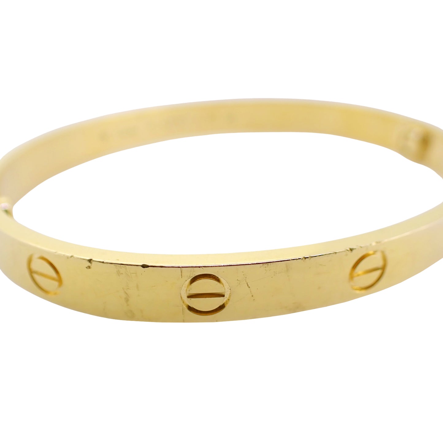 Cartier カルティエ ラブブレス K18YG CRB6035518 #18 ゴールド レディース ブレスレット