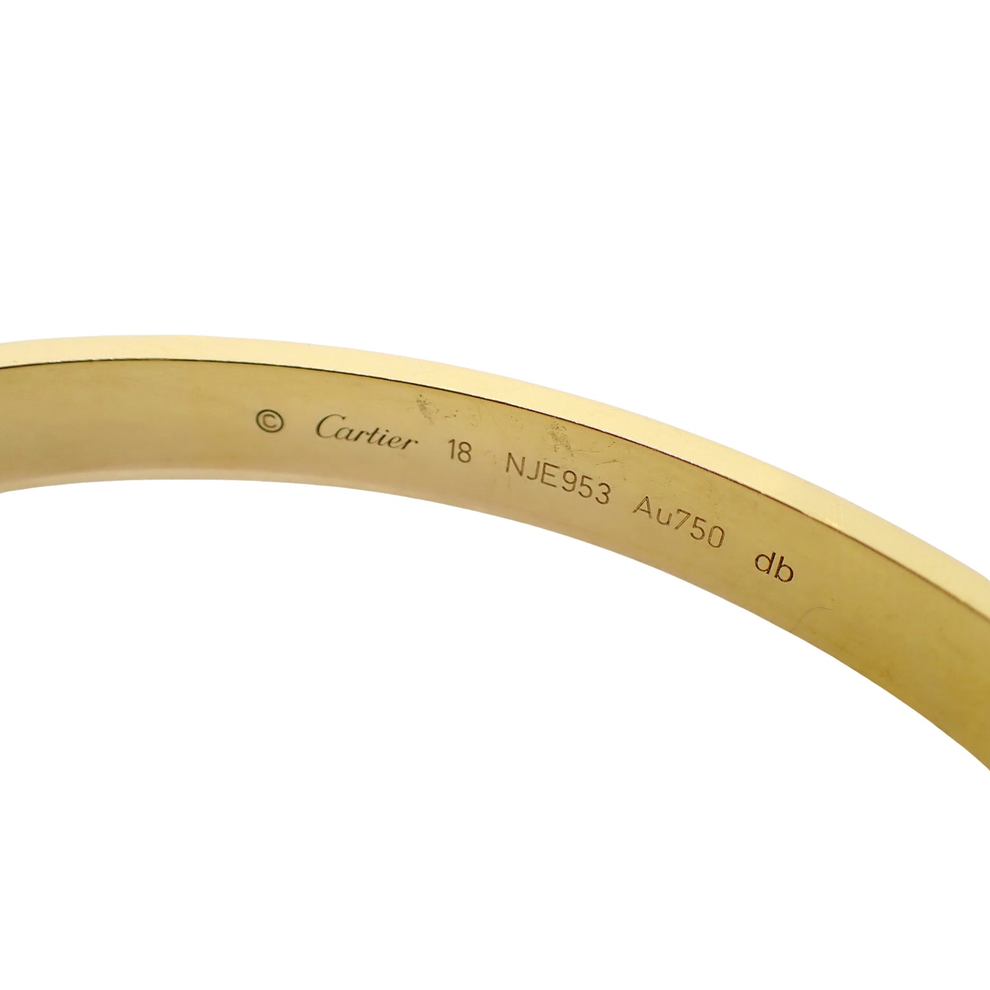 Cartier カルティエ ラブブレス K18YG CRB6035518 #18 ゴールド レディース ブレスレット