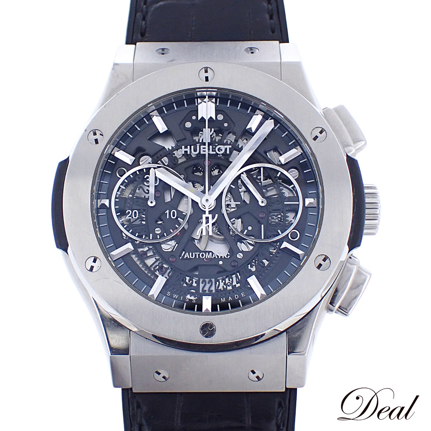 HUBLOT ウブロ クラシックフュージョン アエロフュージョン クロノ チタニウム 525.NX.0170.LR メンズ 腕時計