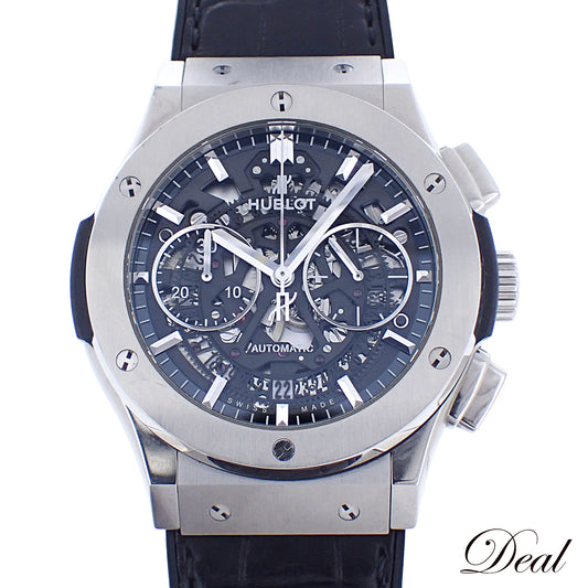 HUBLOT ウブロ クラシックフュージョン アエロフュージョン クロノ チタニウム 525.NX.0170.LR メンズ 腕時計