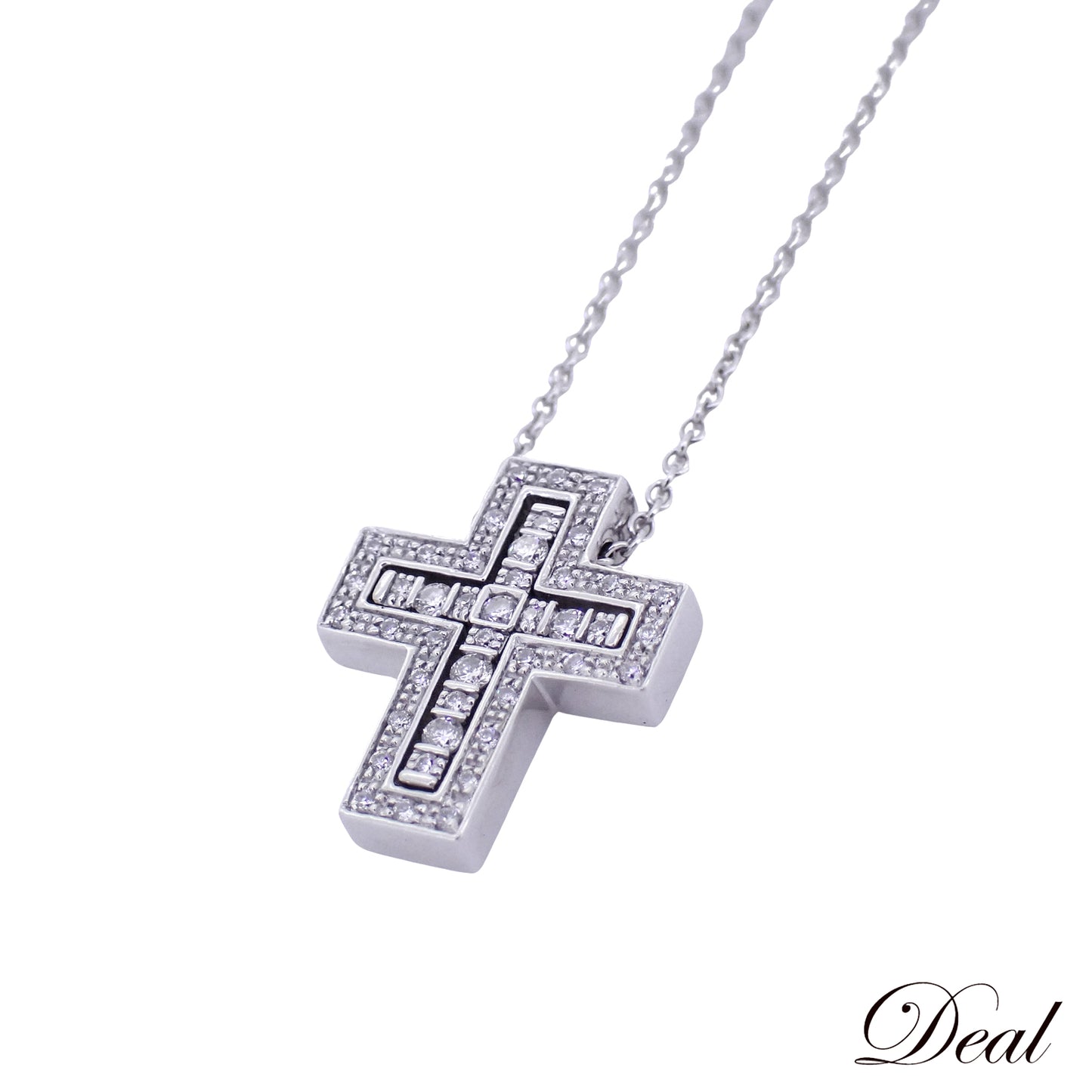DAMIANI ダミアーニ ベル エポック XXS K18WG ダイヤ 20083507 シルバー レディース ネックレス
