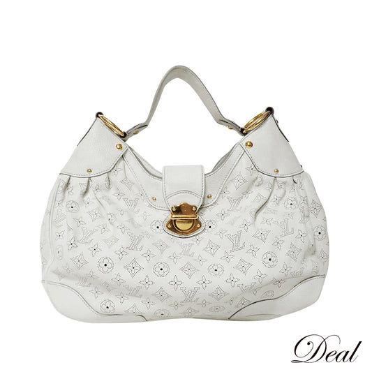 LOUIS VUITTON ルイ・ヴィトン マヒナ ソーラーPM M93126 モノグラム ホワイト レディース トートバッグ
LV