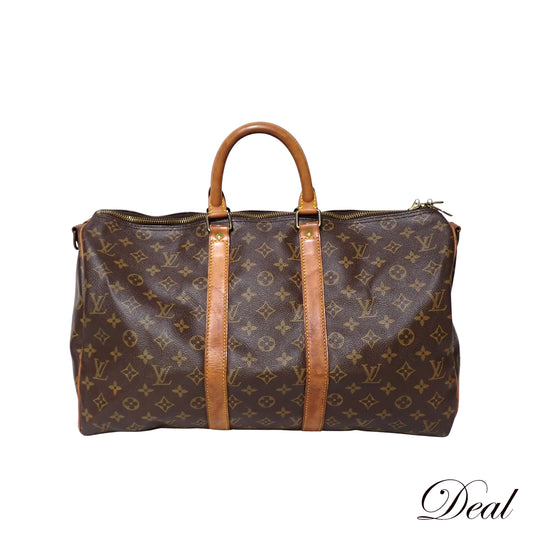 LOUIS VUITTON ルイ・ヴィトン キーポル バンドリエール45 モノグラム M41418 ブラウン メンズ ボストンバッグ
LV