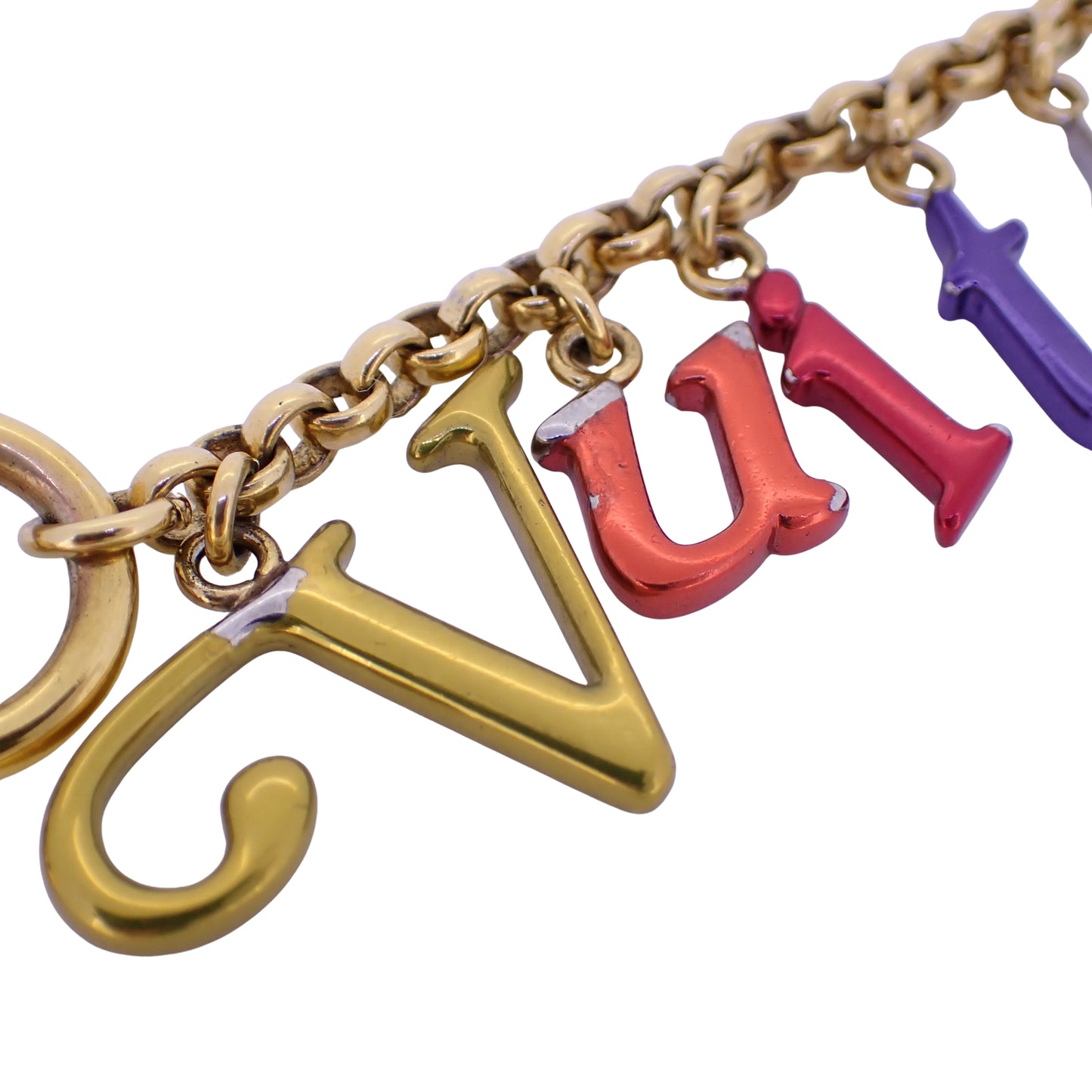 LOUIS VUITTON ルイ・ヴィトン ポルトクレ シュンヌ ニューウェーブ キーリング M63748 マルチカラー レディース キーホルダー
LV